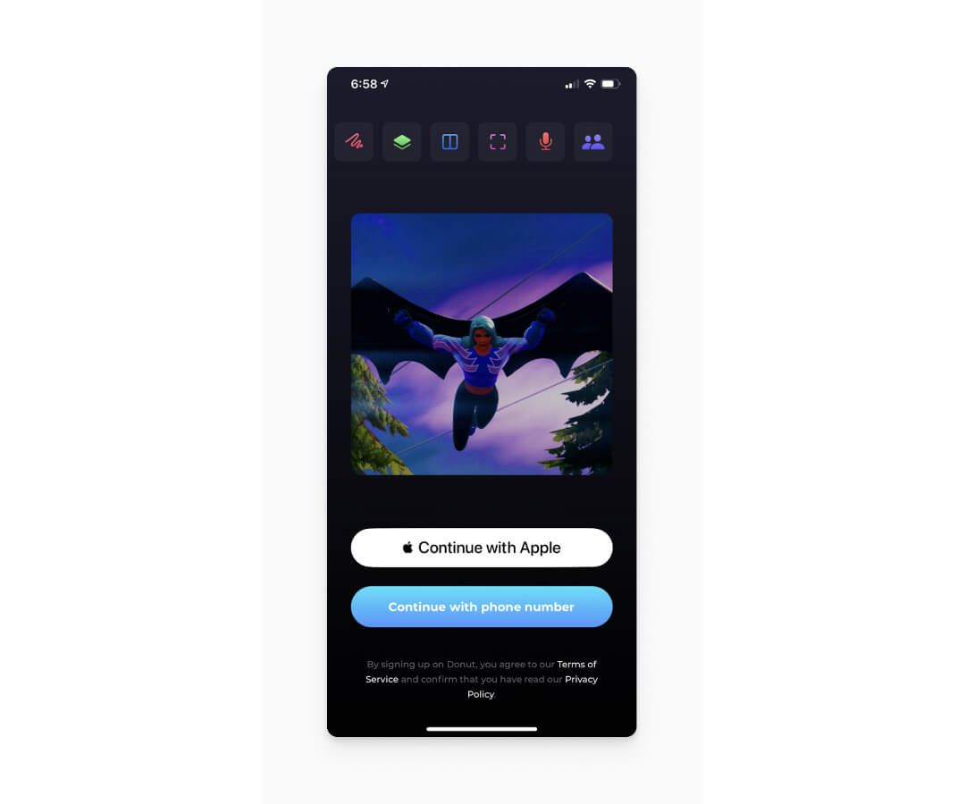 Donut user login