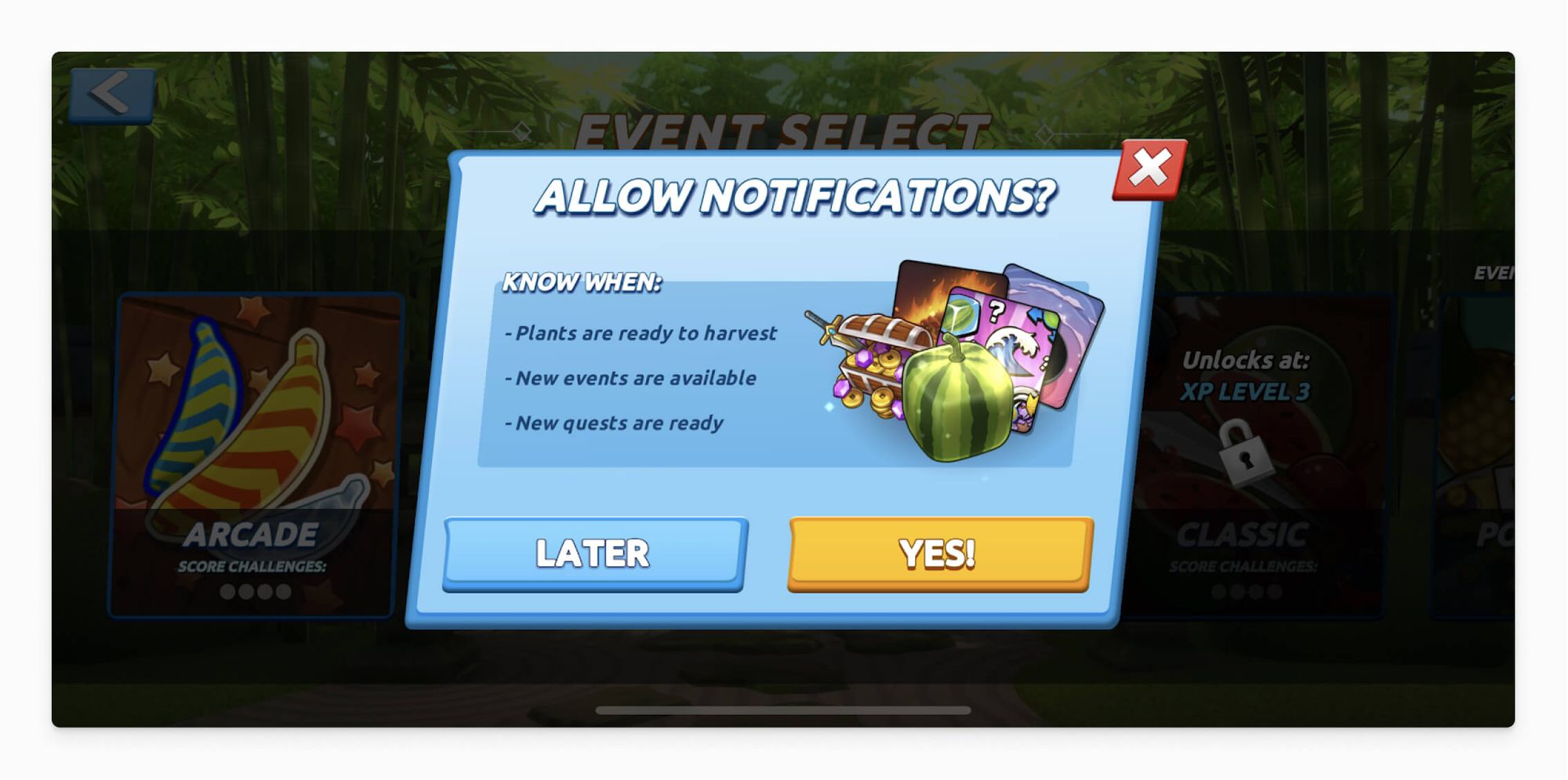 Notification example