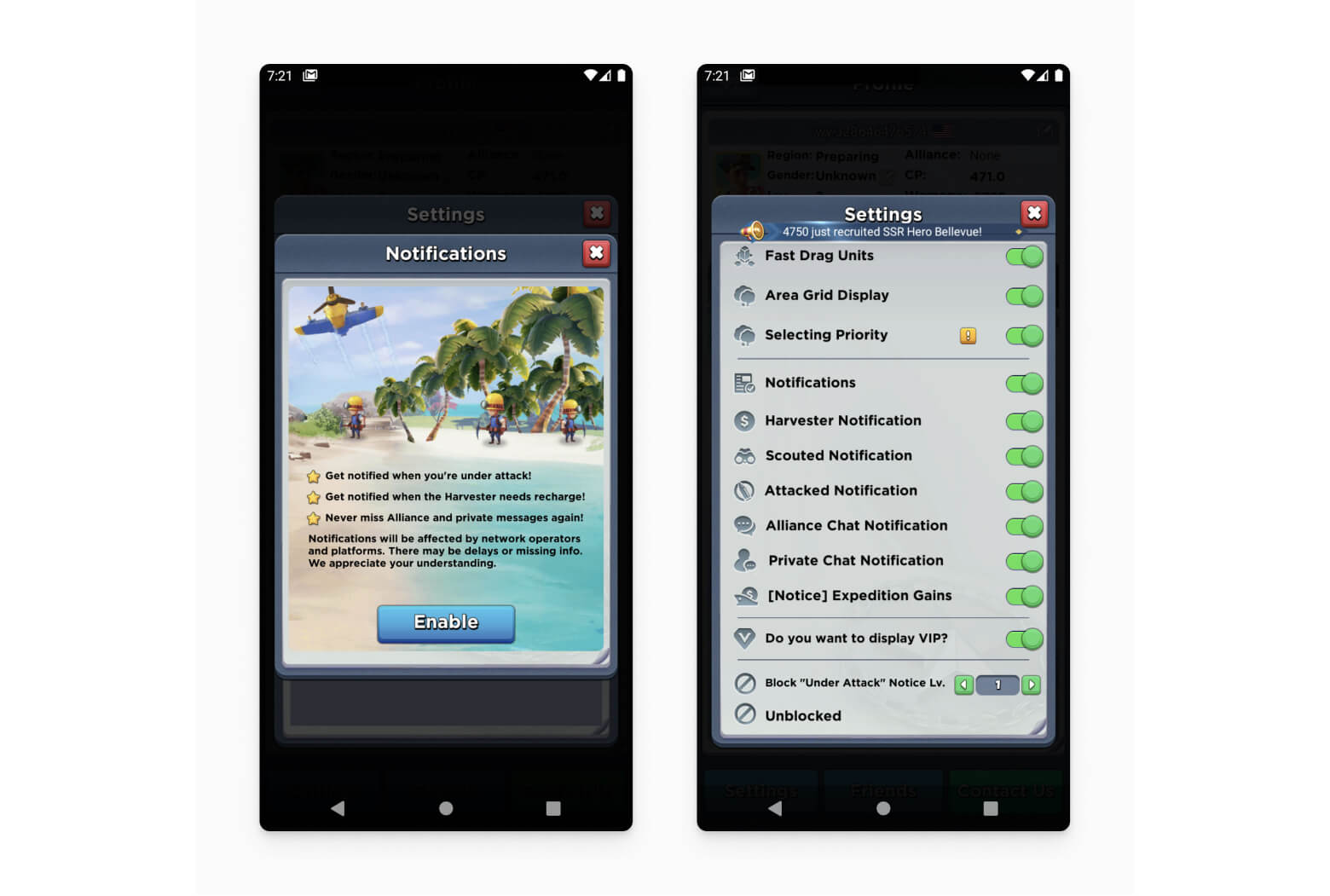 Notification Example