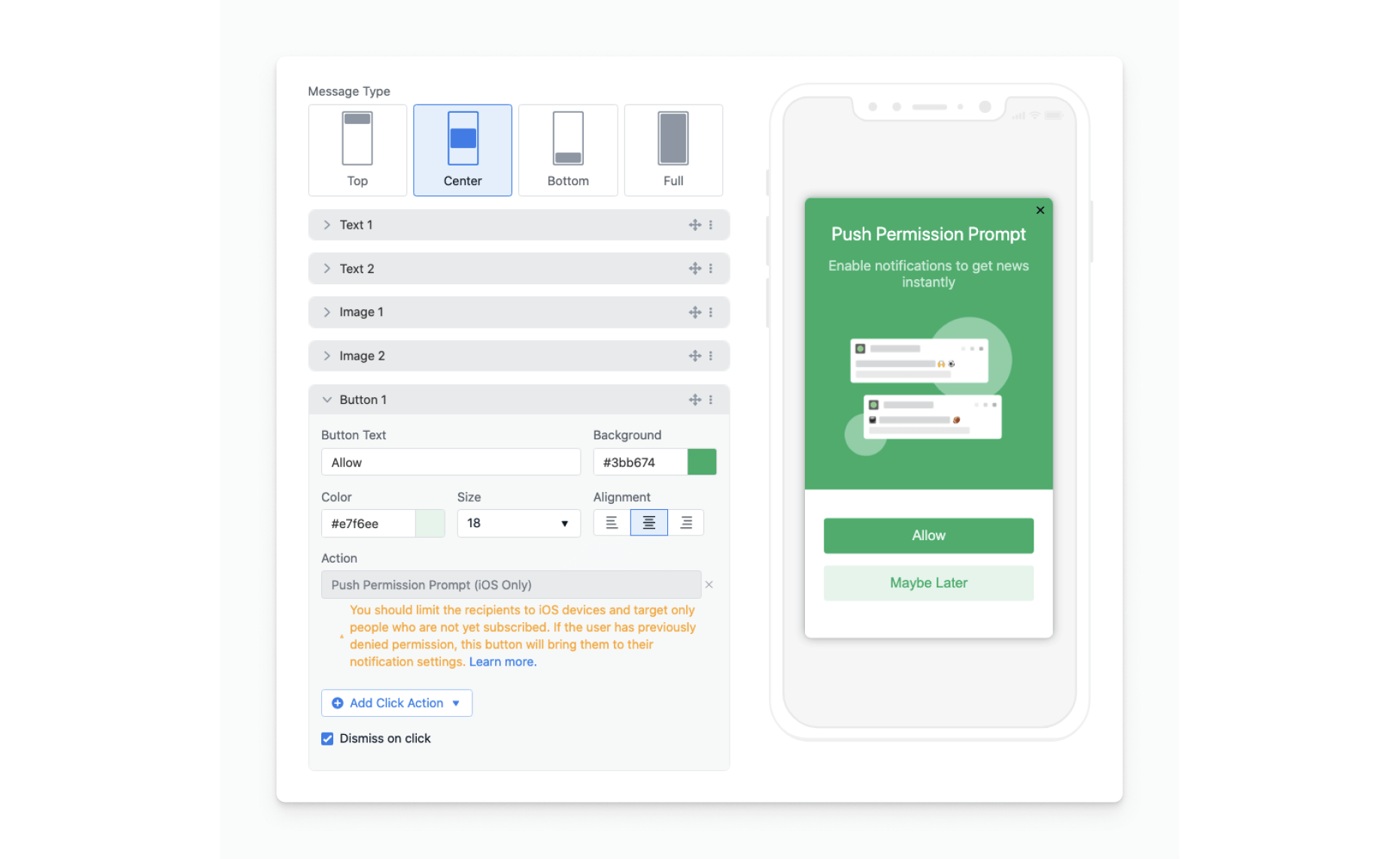 in-app messaging
